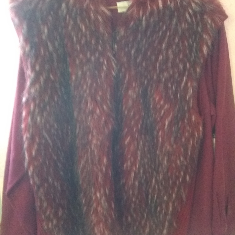 Women's Faux Fur Sweater Vest